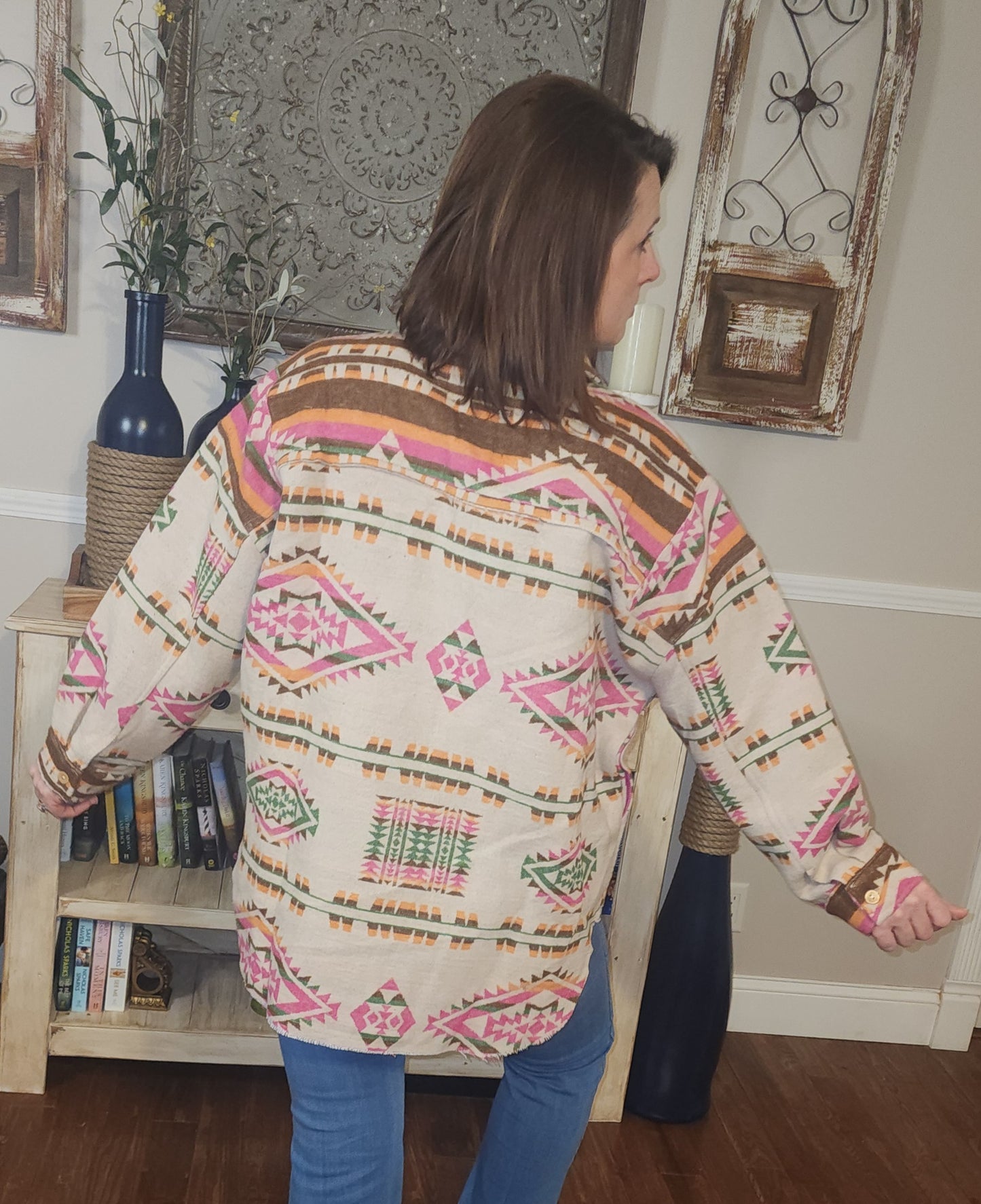 Aztec Pullover Top