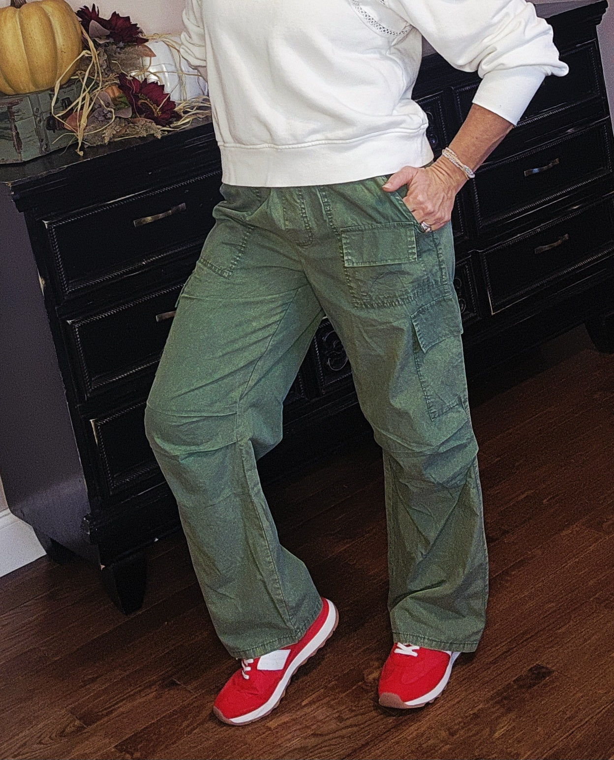 Mineral Washed Cargo Pants
