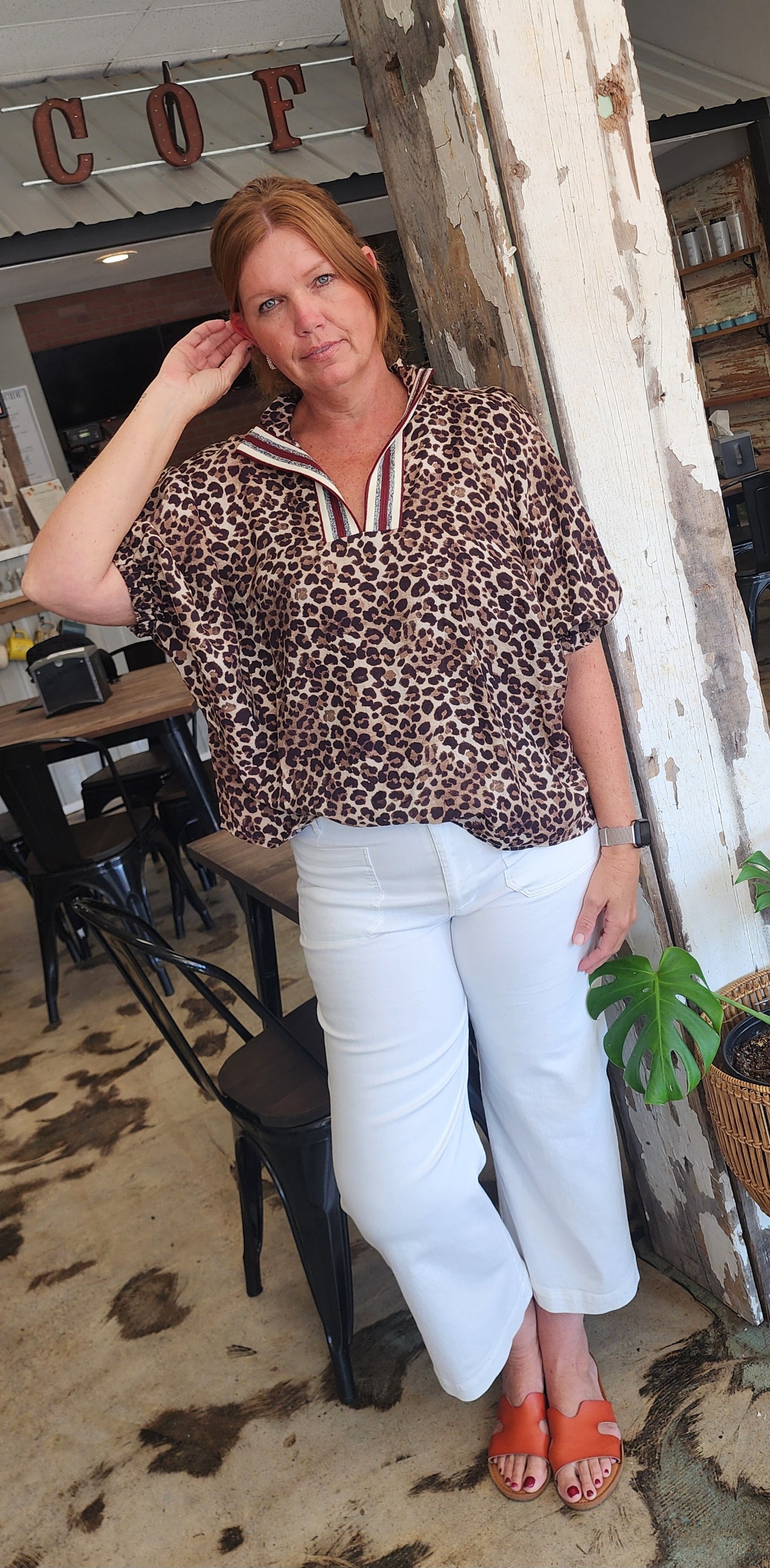 The Chloe Short Sleeve Blouse
