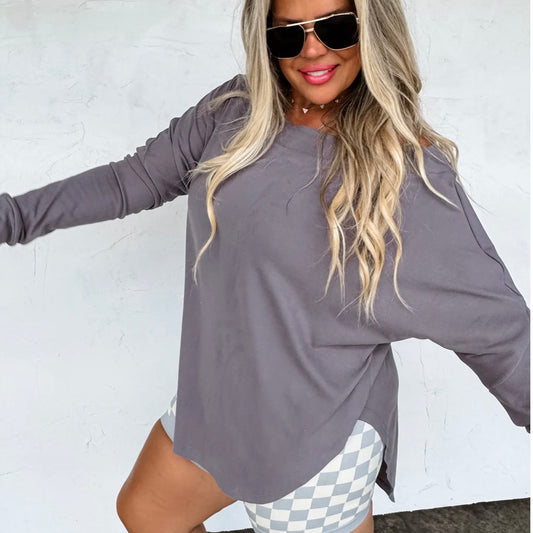 Zoey Athleisure  Long Sleeve Top
