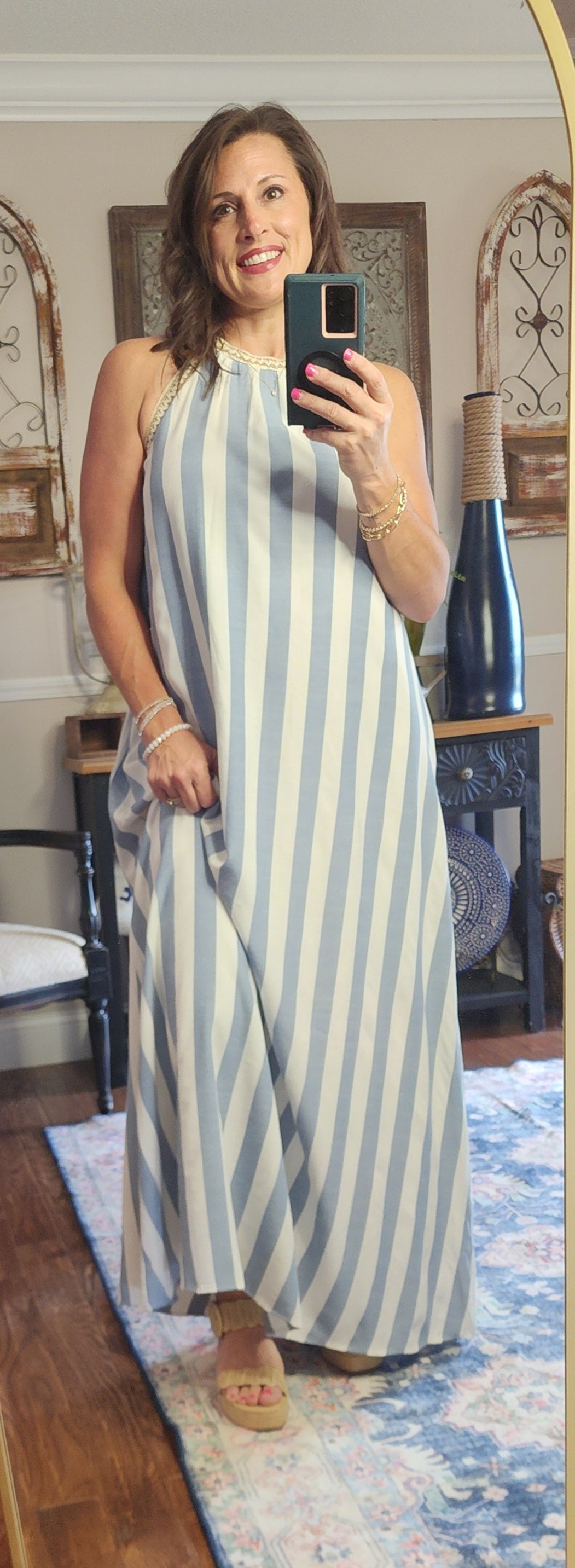The Serena Halter Maxi Dress