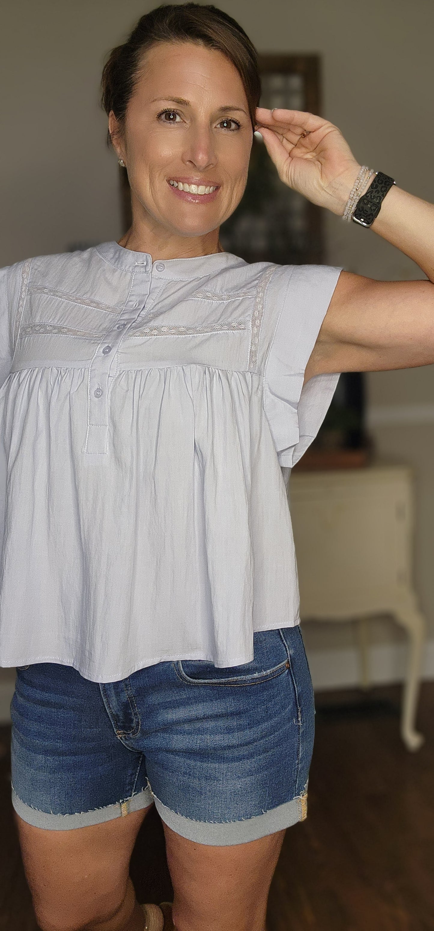 The Shelley Drop Shoulder Top