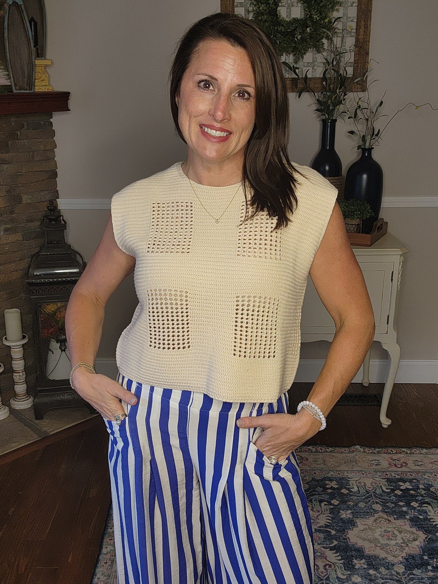 The Bree Crochet Crop Top