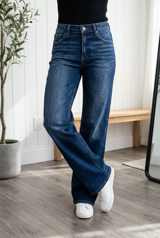 Low Rise Flare Jeans