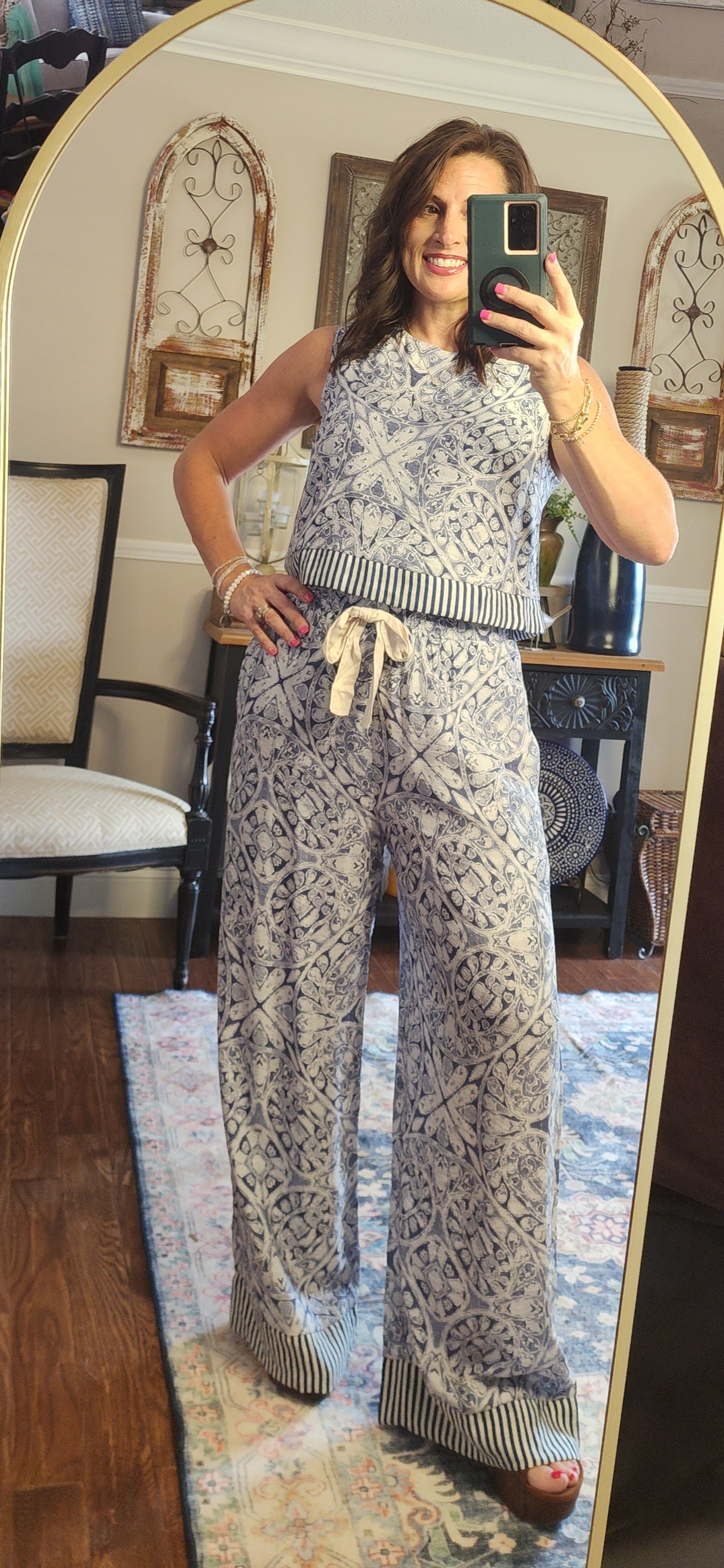 The Saylor Wide Leg Pants Set