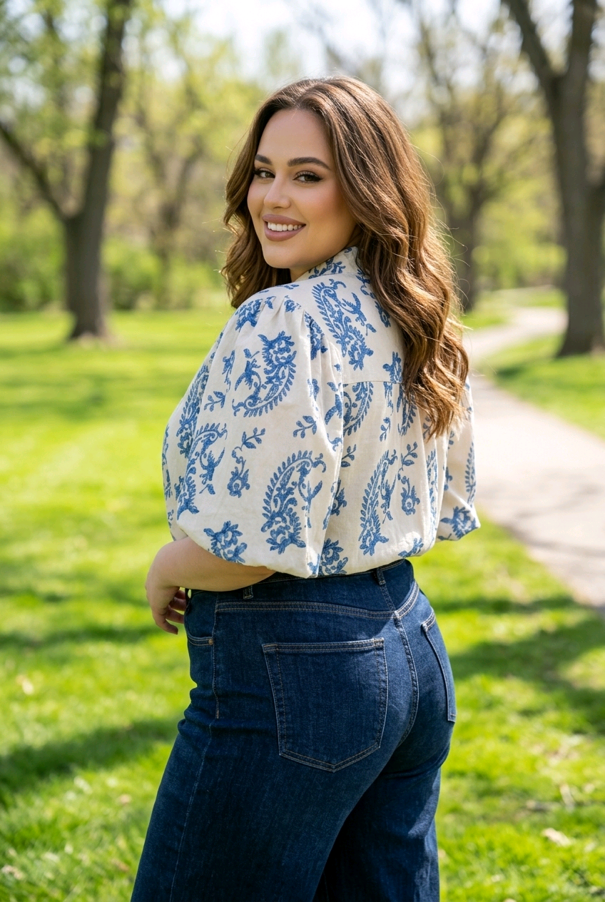 The Draya Button Down Blouse