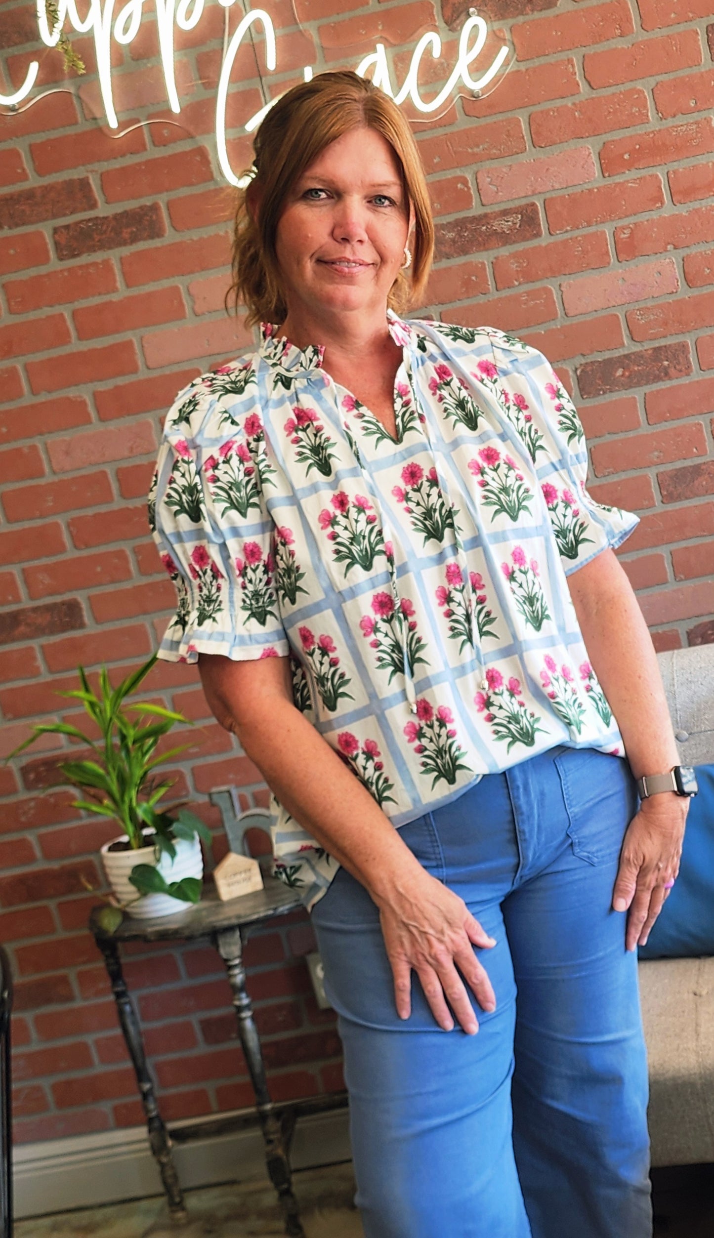 The Katherine Short Sleeve Blouse