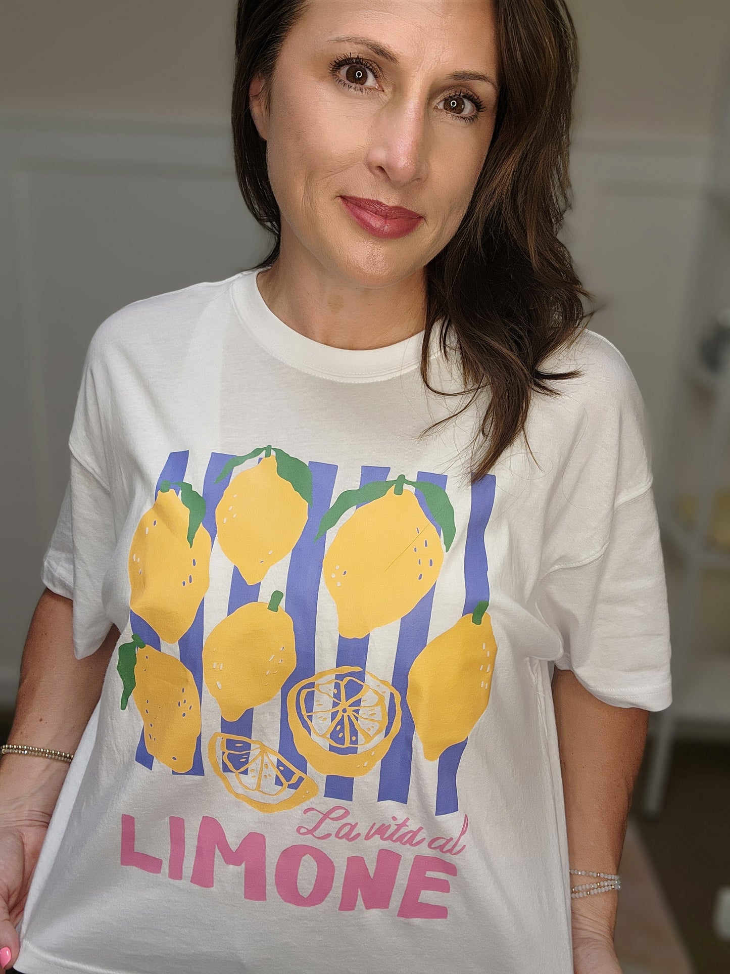 Limone Graphic Crop Top