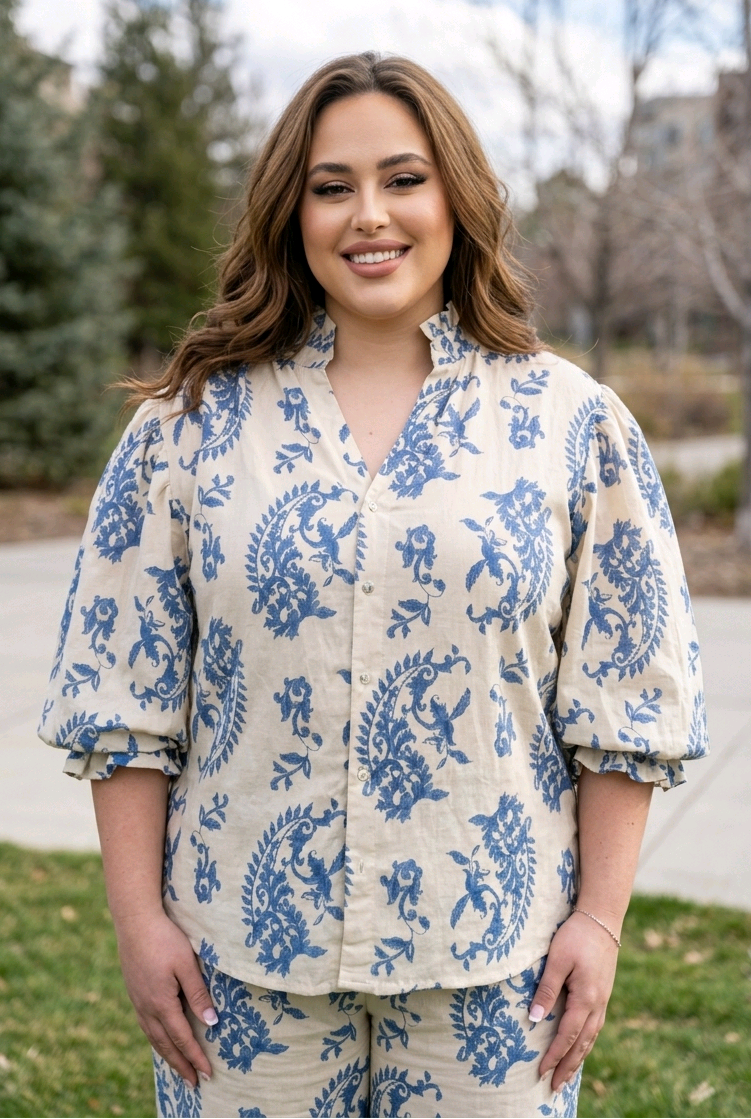 The Draya Button Down Blouse