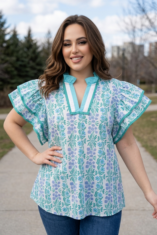 The Aerial Floral Top