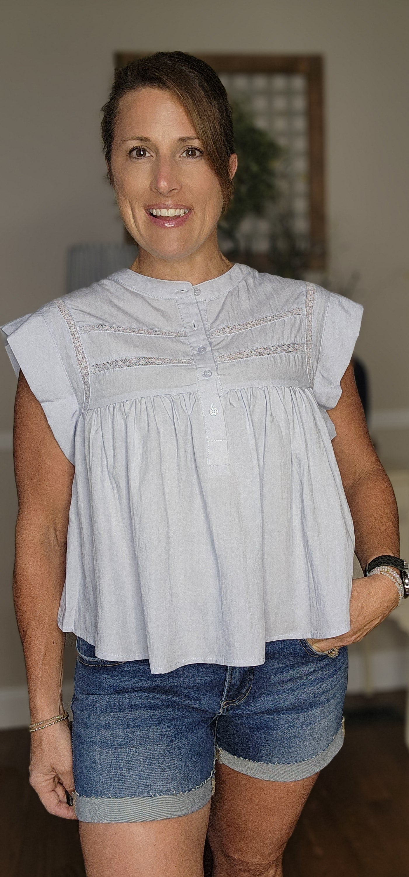 The Shelley Drop Shoulder Top
