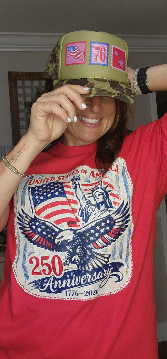 Patriotic Patch Foam Trucker