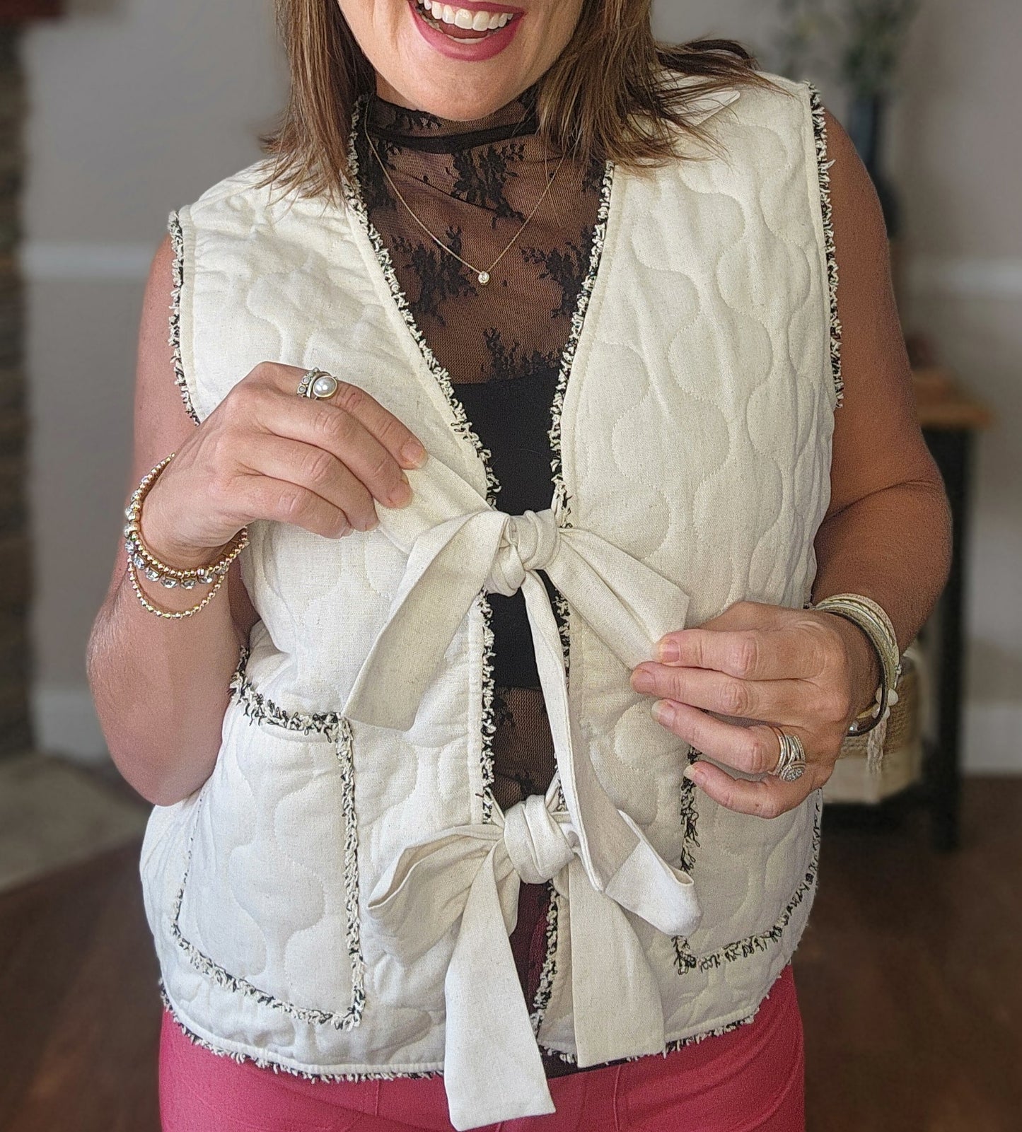 Hazel Quilted Vest