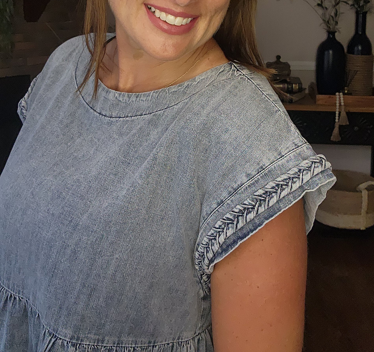 The Jolene Denim Top